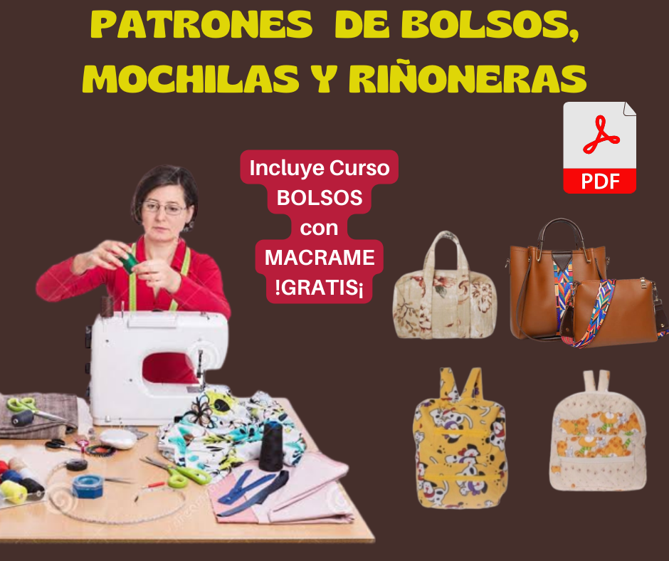 PLANTILLAS PARA BOLSOS, CARTERAS Y MOCHILAS