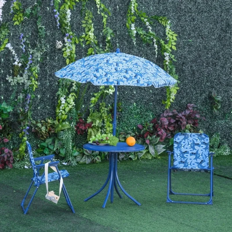 Kids Folding Picnic Table and Chair Set