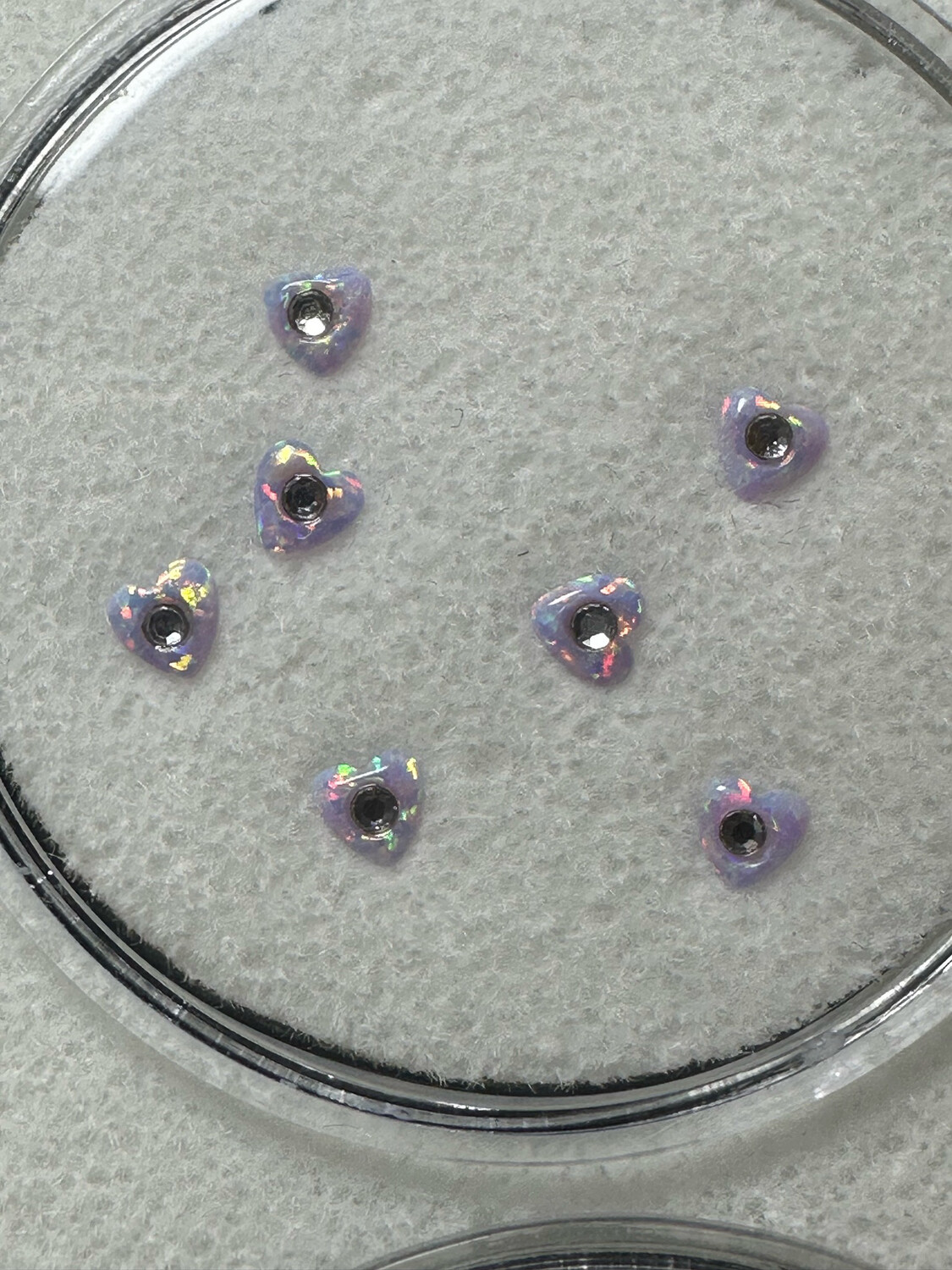 Heart With Crystal Opal