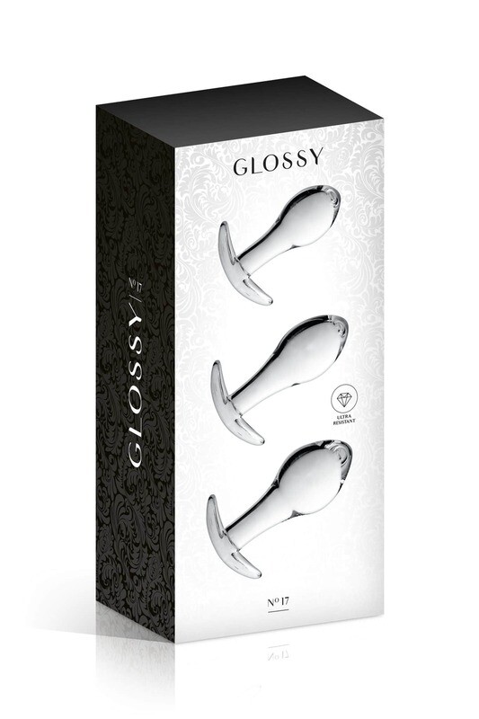 Set de 3 plugs en verre n°17 - Glossy Toys