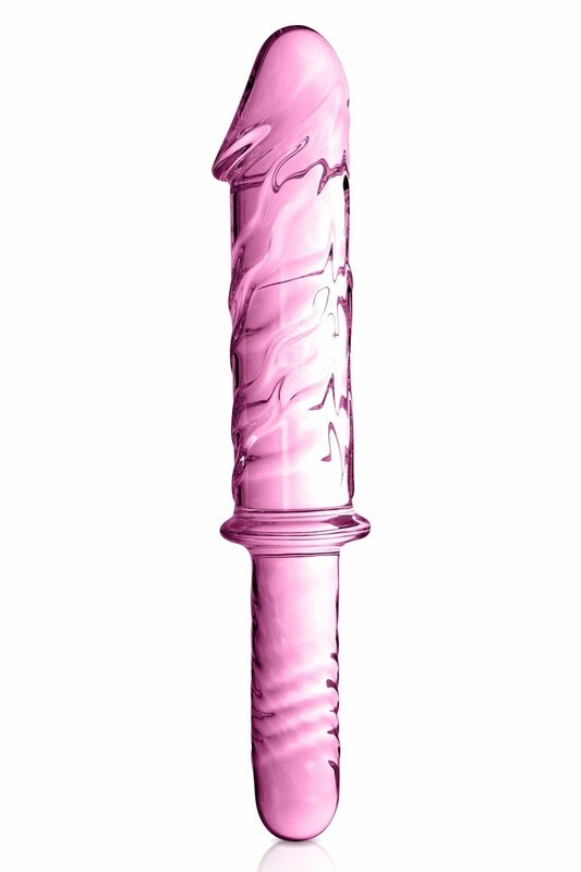 Dildo en verre avec poignée n°12 - Glossy Toys