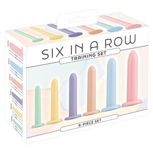 Kit de 6 plugs d'entrainement Six in a Row - You2Toys Kit de 6 plugs d'entrainement Six in a Row - You2Toys