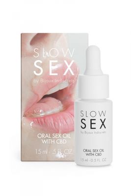 Huile au CBD pour sexe oral Slow Sex - Bijoux Indiscrets Huile au CBD pour sexe oral Slow Sex - Bijoux Indiscrets