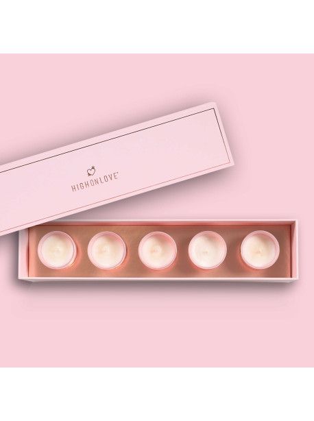 Collection de mini bougies de massage - HighOnLove Collection de mini bougies de massage - HighOnLove
