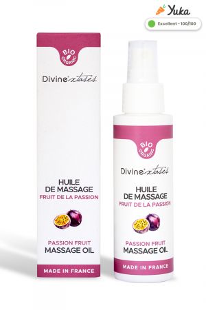 Huile de massage Fruit de la Passion - Divine'xtases Huile de massage Fruit de la Passion - Divine'xtases