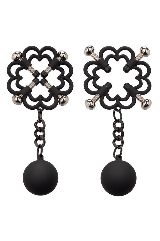Pinces à tétons lestées Nipple Grips 4-Point - CalExotics