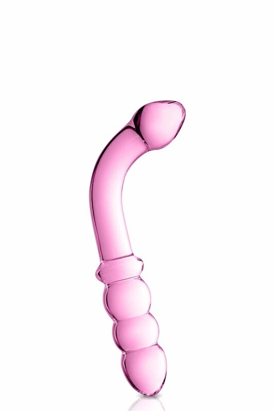 Dildo en verre coudé n°8 - Glossy Toys