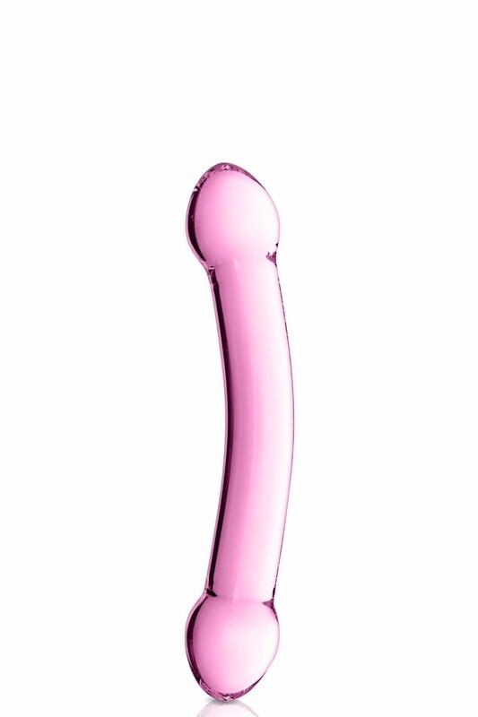 Double dildo en verre n°7 - Glossy Toys Double dildo en verre n°7 - Glossy Toys