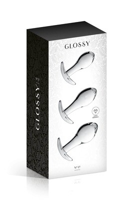 Set de 3 plugs en verre n°17 - Glossy Toys Set de 3 plugs en verre n°17 - Glossy Toys