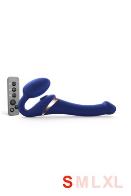 Multi Orgasm Bendable Bleu Nuit - Strap-On-Me Multi Orgasm Bendable Bleu Nuit - Strap-On-Me