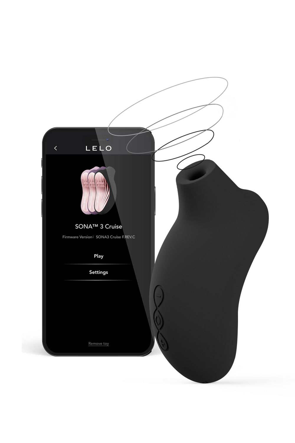 Stimulateur clitoridien Sona 3 Cruise + Bougie offerte - LELO Stimulateur clitoridien Sona 3 Cruise + Bougie offerte - LELO
