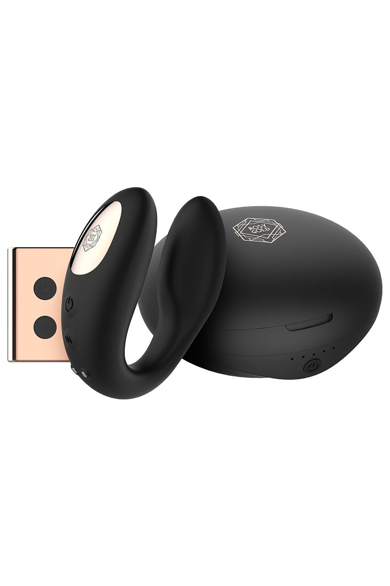 Stimulateur pour couple C-Shape - Rosy Gold Stimulateur pour couple C-Shape - Rosy Gold
