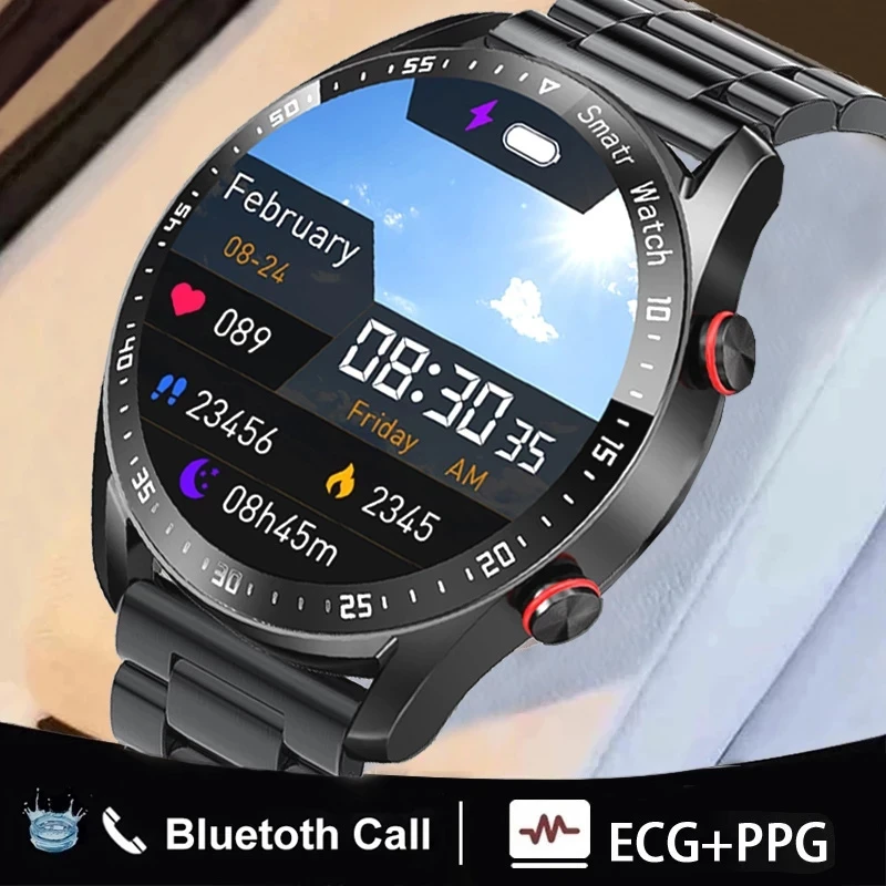 Intelligent sporty fitness Bluetooth PPG + ekg watch