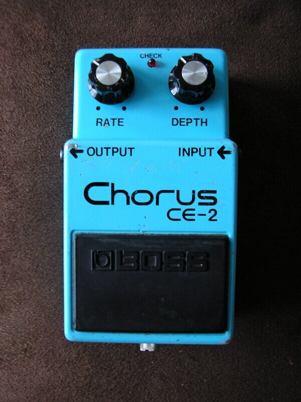 BOSS CE-2 Chorus MIJ Silver screw