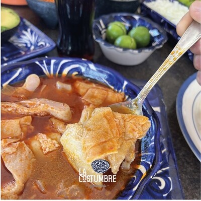 Menudo de tamaño grande