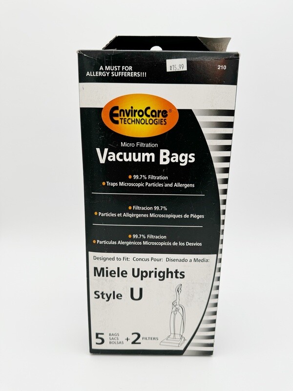 EnviroCare vacuum bags style U