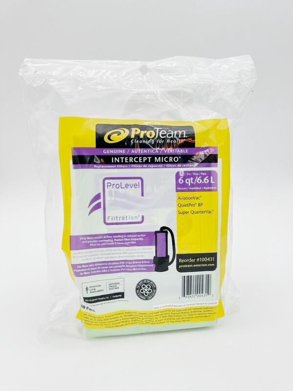 ProTeam 6Qt Backpack vacuum