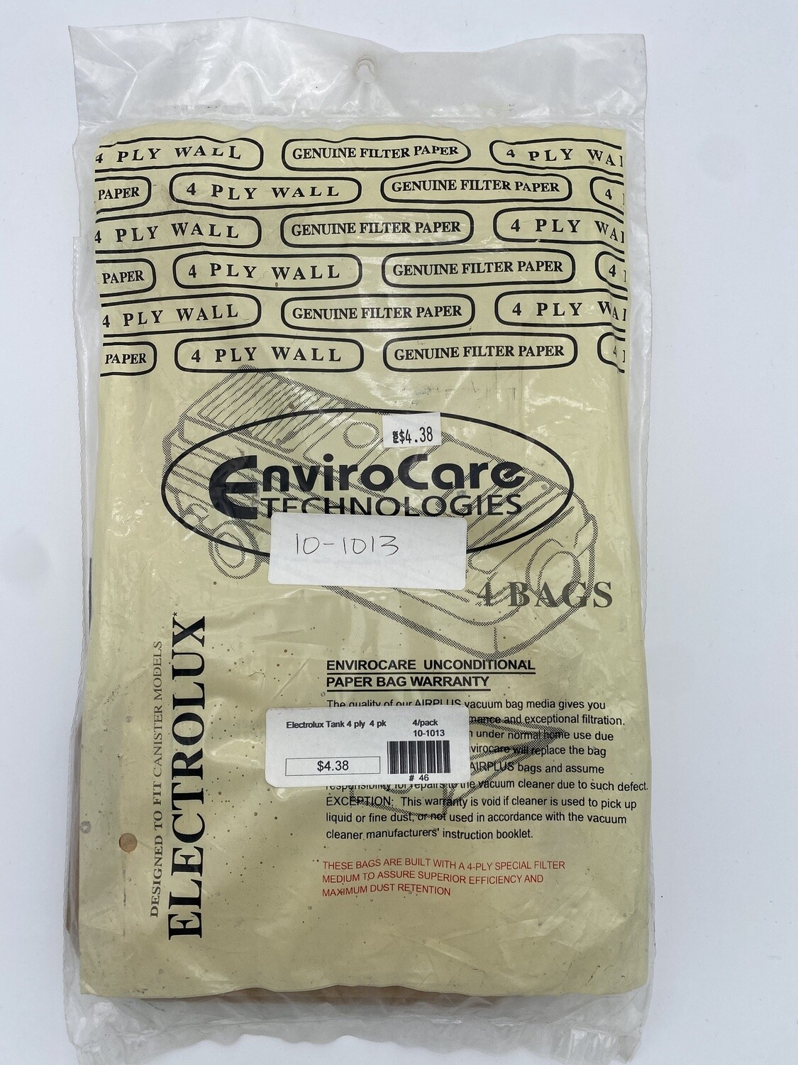 Electrolux Tank 4ply 4pk