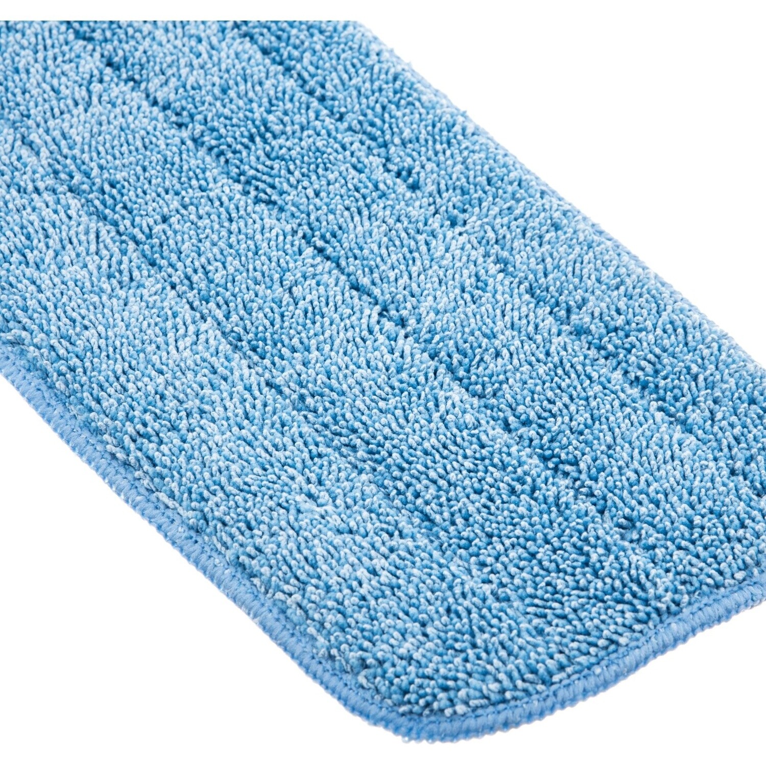 Microfiber Velcro Wet Flat Mop Blue 18&#39;&#39;