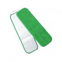 MicroWorks Velcro Wet Flat Mop Green 18&#39;&#39;