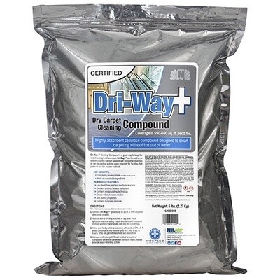 Dri-Way Plus Dry Carpet Cleaning Compound, 5 lb. bag