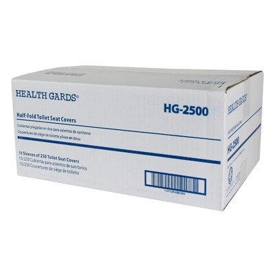 Health Gards Toilet Seat Covers 2500ct