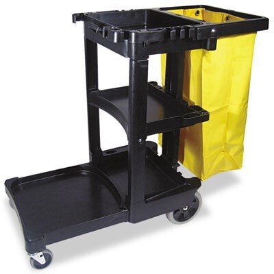 Janitor Cart Black