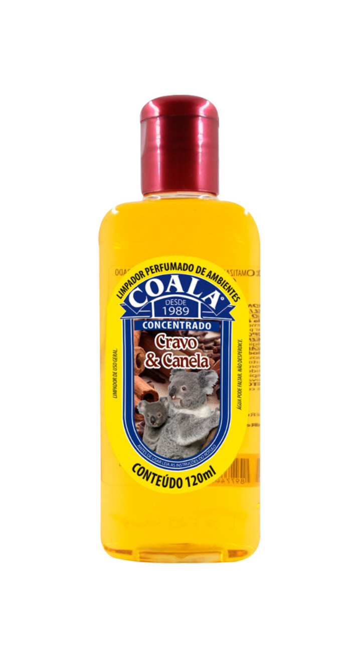 Coala Essências - Limpador Perfumado de Ambientes Cravo e Canela 120 ml