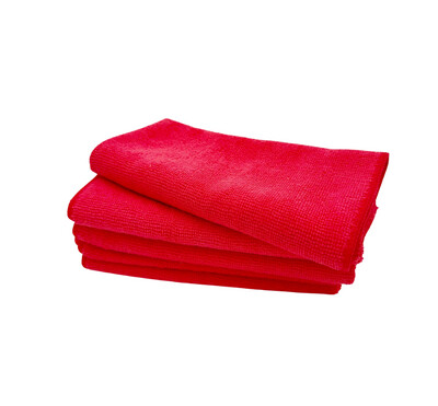 Microfiber Cloth Red - pack 24