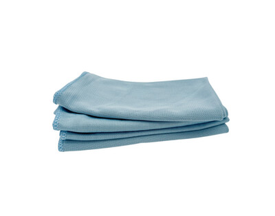 Cloth Blue window towel pack 24