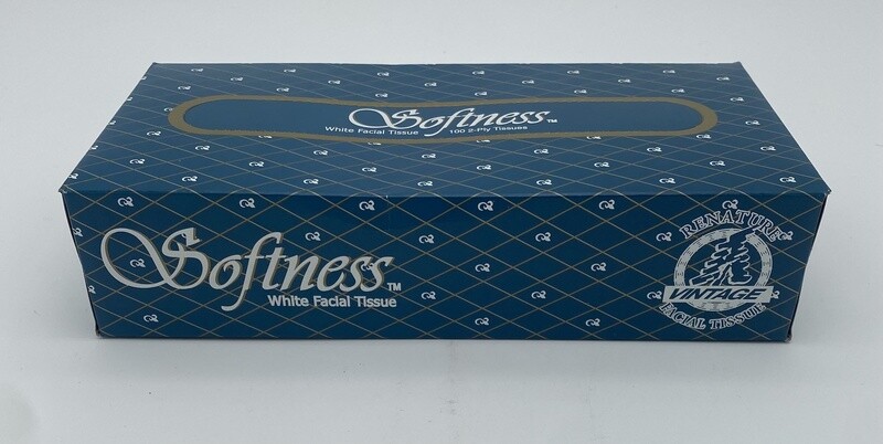 Softness white facial tissue
