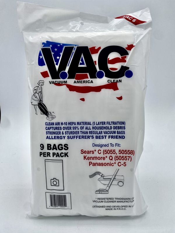 Bag VAC 6 - Generic Kenmore Cloth