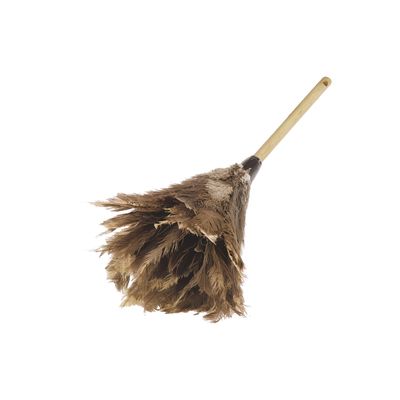 28" Gray Ostrich Feather Duster