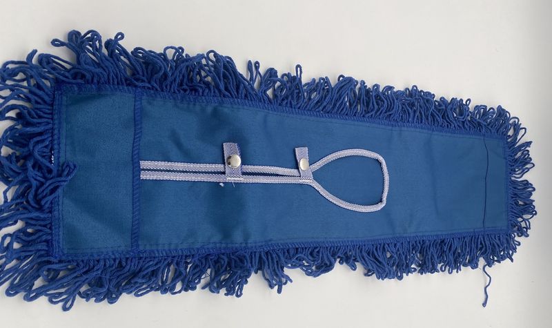 Dust Mop Head  Refill With Snaps - Blue 5x24