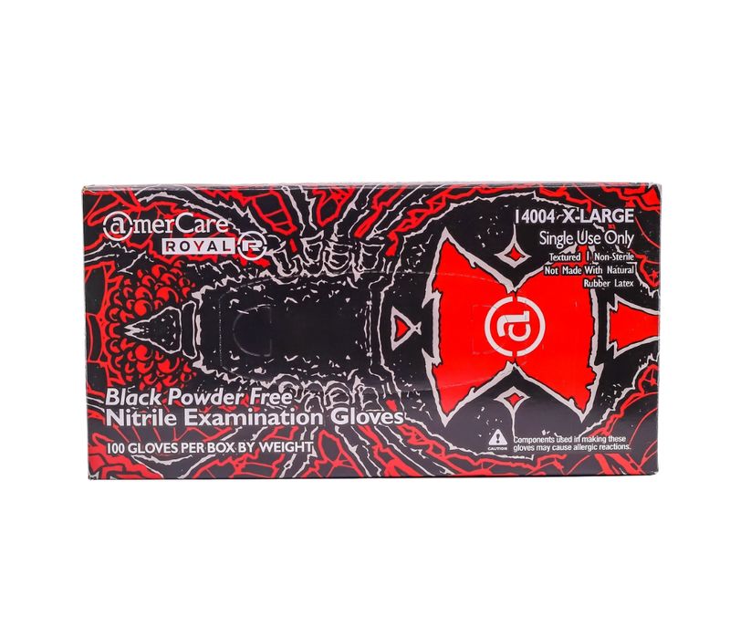 Black Nitrile Gloves Medium BOX