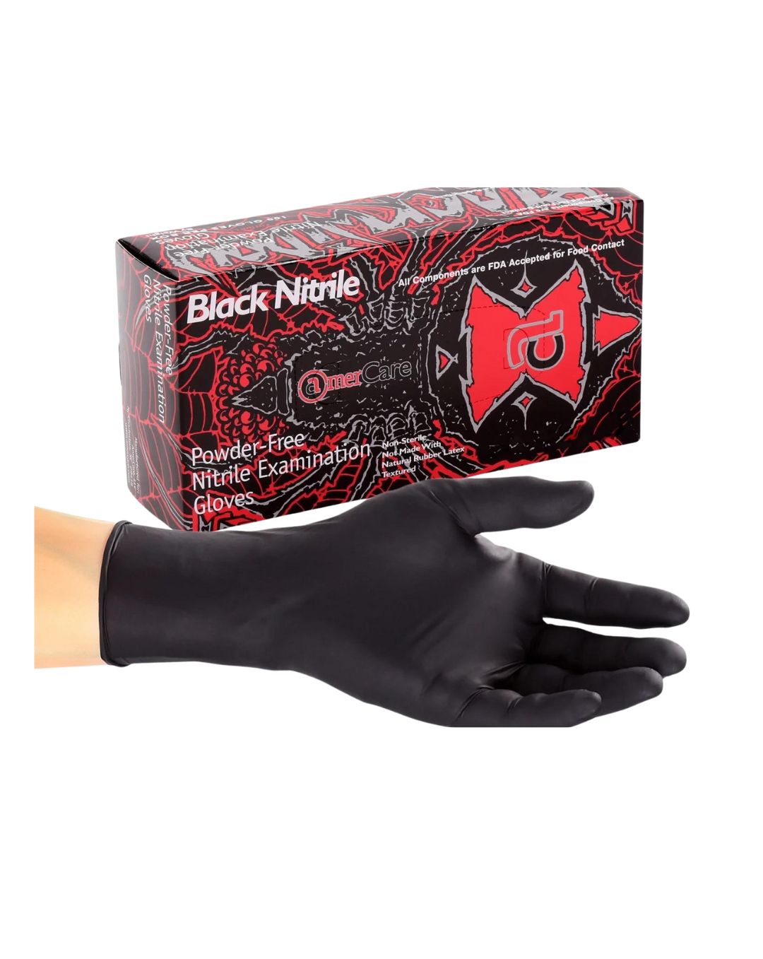 Black Nitrile Gloves X-Large BOX/10