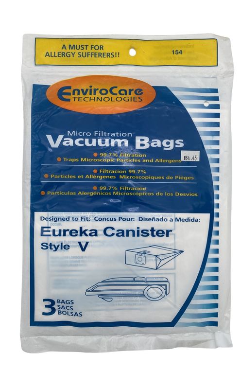Sacchetti Per Aspirapolvere Eureka Canister Style B&S – Confezione Da 3 – EnviroCare