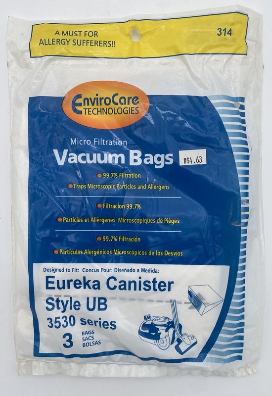 Eureka Canister Style UB 3530 series