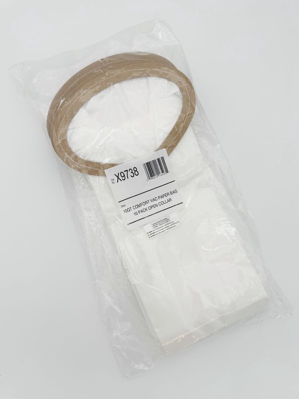 Bag Paper Open Collar 10QT X9738