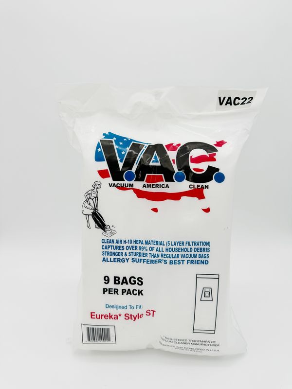 Bag VAC 22 - Eureka Style ST