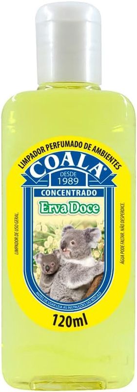 Coala Essências - Limpador Perfumado de Ambientes Erva Doce 120 ml