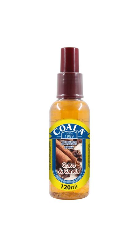 Coala Odorizante Spray Cravo e Canela 120 ml