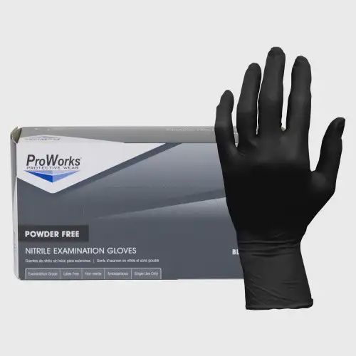 ProWorks® Nitrile Exam Black Small