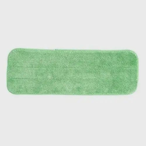 Flat Microfiber Pad, Green, 16&quot;