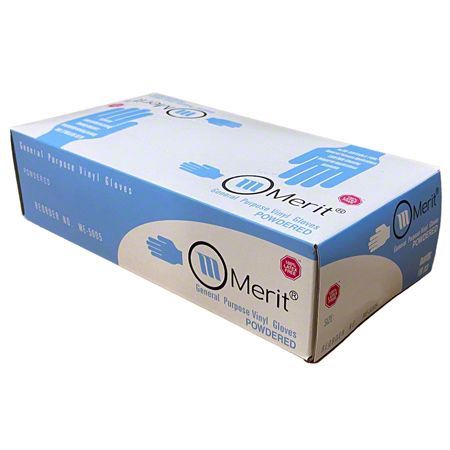 Merit - Nitrile Gloves Blue - Medium