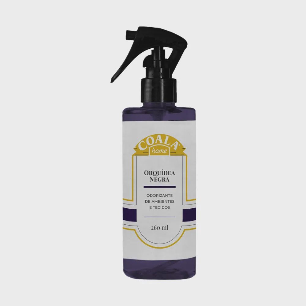 Odorizante de Ambientes e Tecidos Coala Home - Orquídea Negra - 260ml