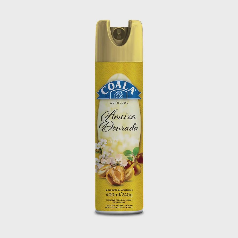Odorizante de Ambientes Aerossol Coala - Ameixa Dourada - 400 ml / 240 g
