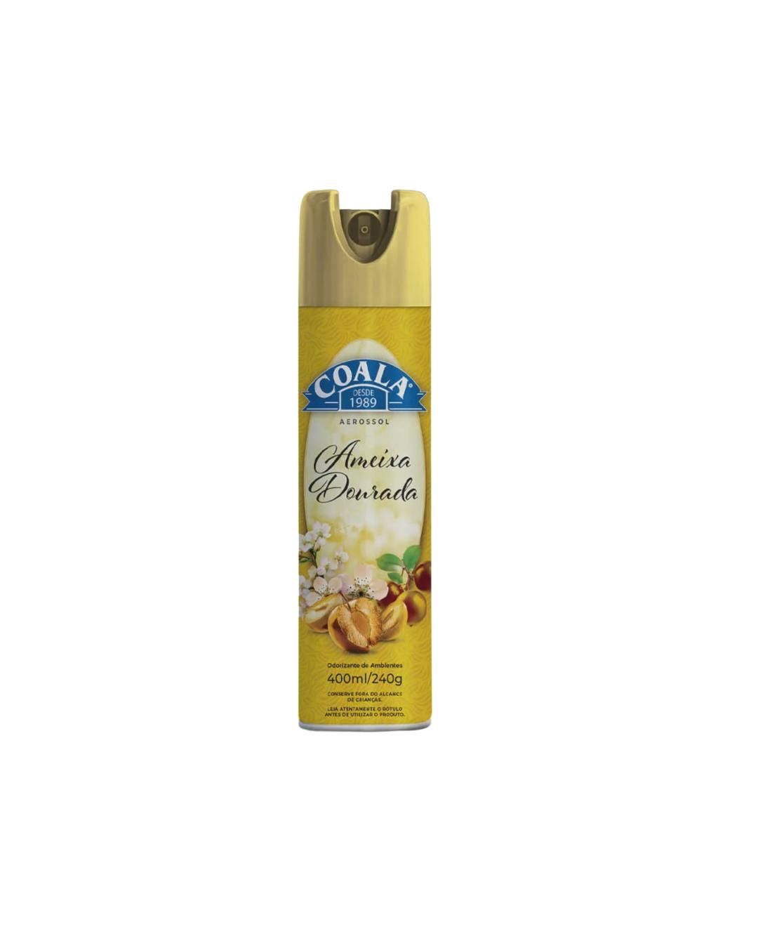 Odorizante de Ambientes Aerossol Coala - Ameixa Dourada - 400 ml / 240 g