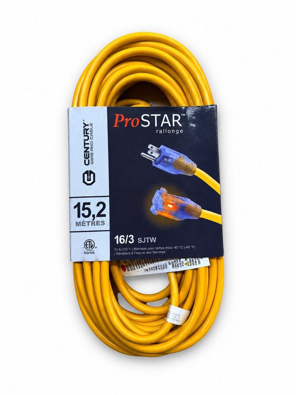 Heavy Duty Extension Cord 50FT 16/3