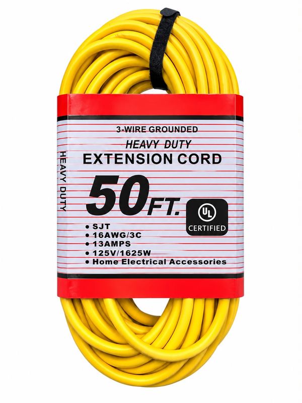 Heavy Duty Extension Cord 50FT 16/3